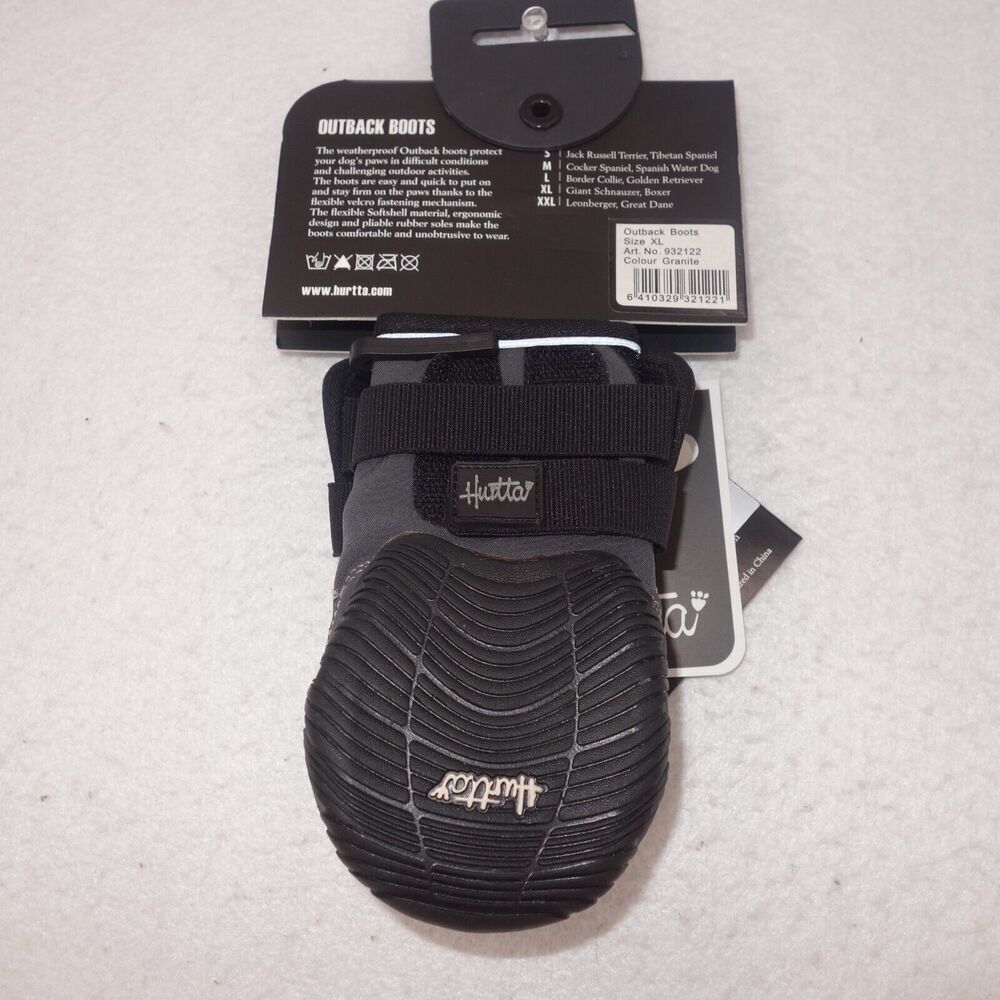 NEW HURTTA Outback Non Slip All Weather Dog Boots Shoes Size XXL - Picture 4 of 9